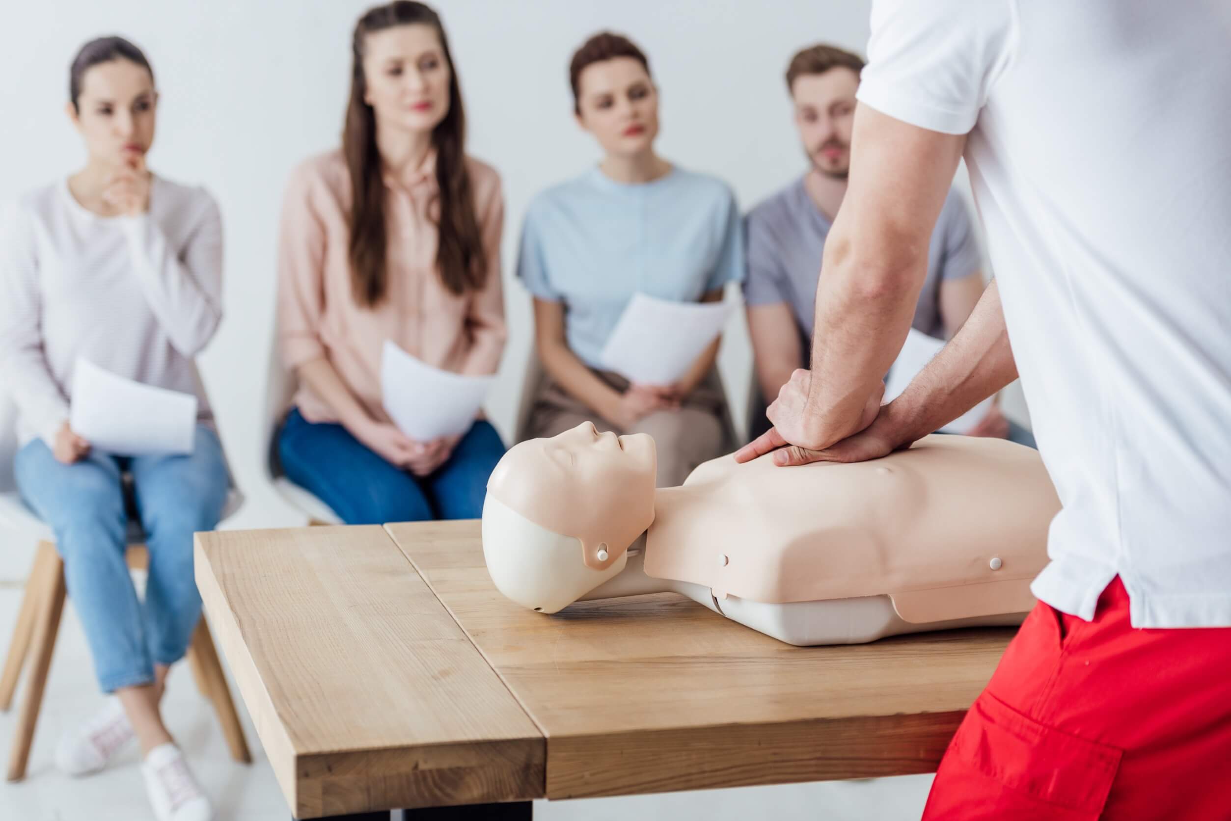 CPR AED performed during CERT First Aider Course